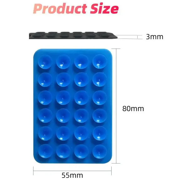 Double Side Silicone Suction Pad Phone Stand Multifunctional Fixture Suction Cup Detachable Hands-free Phone Holder